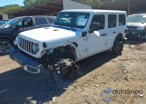 2024 Jeep Wrangler 4Xe Sahara 4Xe z USA, uszkodzony, nr VIN 1C4RJXP65RW225600